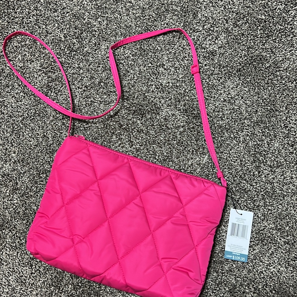 Vera Bradley Fuchsia Quilted Crossbody Bag